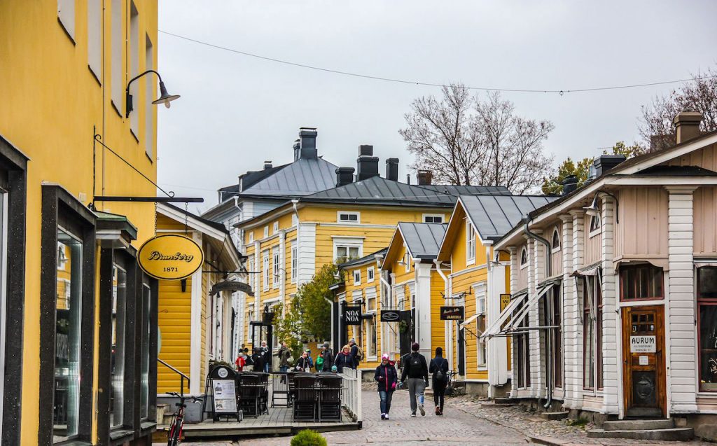 Porvoo-Finland-shopping-street